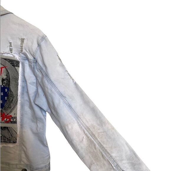 SPARK RIP & REPAIR BENJAMIN JACKET ICE BLUE - Picture 6 of 6